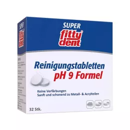 FITTYDENT Super rengjøringstabletter, 32 stk