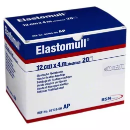 ELASTOMULL 12 cmx4 m elastisk fikseringsbånd 2103, 20 stk