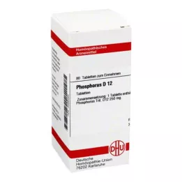 PHOSPHORUS D 12 tabletter, 80 stk