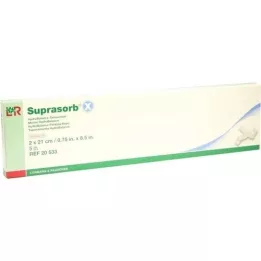 SUPRASORB X HydroBalance-tamponade 2x21 cm, 5 stk