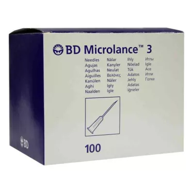 BD MICROLANCE Kanyle 24 G 1 0,55x25 mm, 100 stk