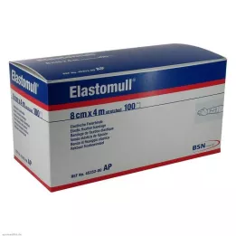 ELASTOMULL 8 cmx4 m elastisk fikseringsbånd 45252, 100 stk