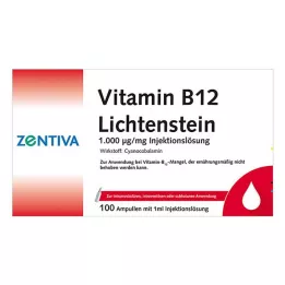 VITAMIN B12 1 000 μg Lichtenstein-ampuller, 100X1 ml