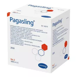 PAGASLING Ikke-sterile gasbind, størrelse 2 valnøtt, 1000 stk
