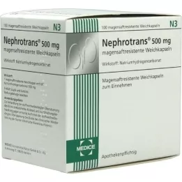 NEPHROTRANS magsaftresistente kapsler, 100 stk