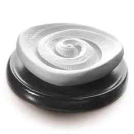 DUFTSTEIN Energispiral keramisk plate svart, 1 stk