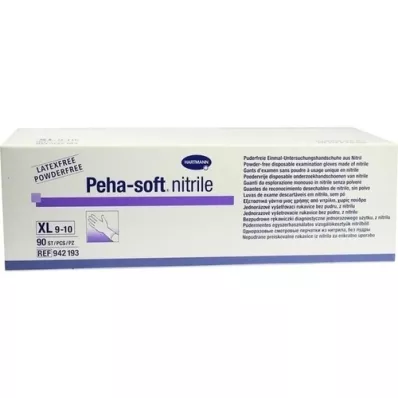 PEHA-SOFT nitril Unt.Hand.unste.powderfree XL, 90 stk