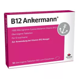 B12 ANKERMANN belagte tabletter, 50 stk