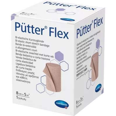 PÜTTER Flexbandasje 8 cmx5 m, 1 stk