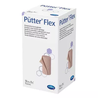 PÜTTER Flexbandasje 12 cmx5 m, 1 stk PÜTTER Flexbandasje 12 cmx5 m, 1 stk