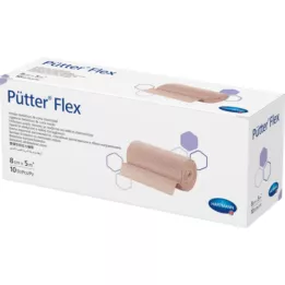 PÜTTER Flexbandasje 8 cmx5 m, 10 stk