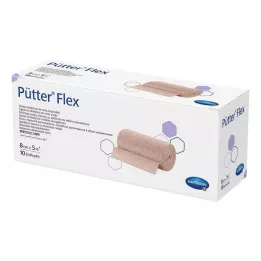 PÜTTER Flexbandasje 8 cmx5 m, 10 stk