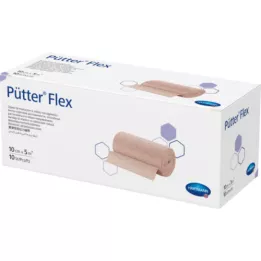 PÜTTER Flexbandasje 10 cmx5 m, 10 stk