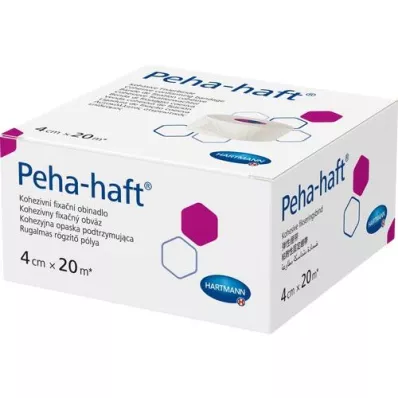 PEHA-HAFT Fikseringsbandasje lateksfri 4 cmx20 m, 1 stk