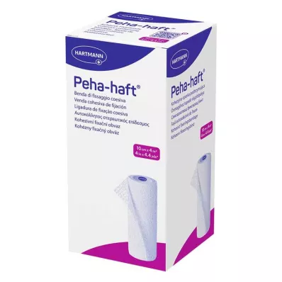 PEHA-HAFT Fikseringsbandasje lateksfri 10 cmx4 m, 1 stk PEHA-HAFT Fikseringsbandasje lateksfri 10 cmx4 m, 1 stk