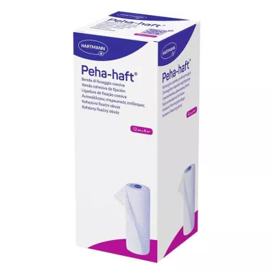 PEHA-HAFT Fikseringsbandasje lateksfri 12 cmx4 m, 1 stk PEHA-HAFT Fikseringsbandasje lateksfri 12 cmx4 m, 1 stk