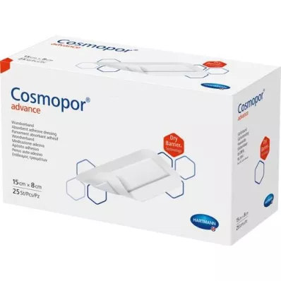 COSMOPOR Advance sårbandasje 8x15 cm, 25 stk