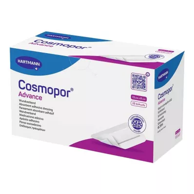 COSMOPOR Advance sårbandasje 8x15 cm, 25 stk COSMOPOR Advance sårbandasje 8x15 cm, 25 stk