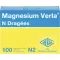 MAGNESIUM VERLA N Belagte tabletter, 100 stk