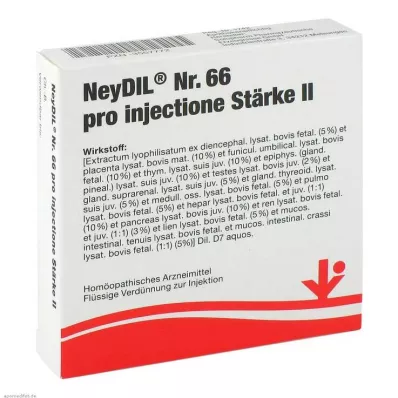 NEYDIL No.66 pro injectione St.2 Ampuller, 5X2 ml