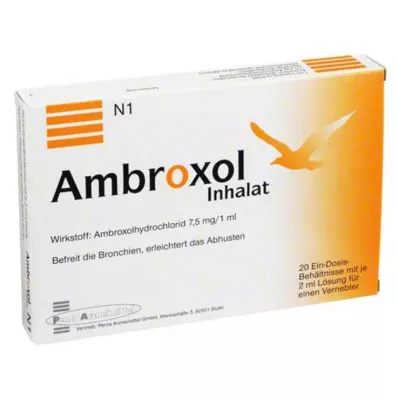 AMBROXOL Inhalasjonsoppløsning for forstøver, 20X2 ml