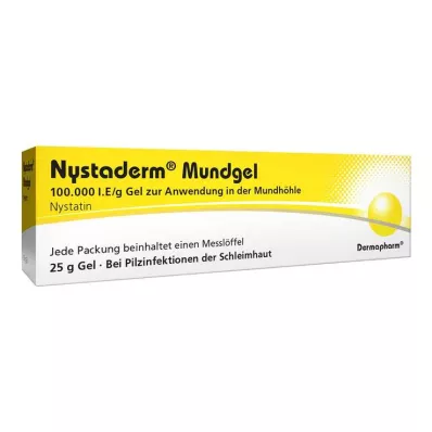 NYSTADERM Munngel, 25 g NYSTADERM Munngel, 25 g