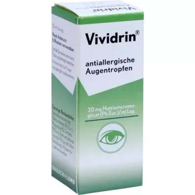 VIVIDRIN antiallergiske øyedråper, 10 ml