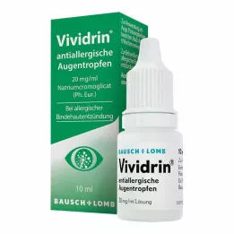 VIVIDRIN antiallergiske øyedråper, 10 ml