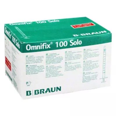 OMNIFIX Insulinsprøyte 1 ml for U100, 100 stk