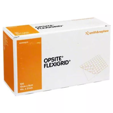 OPSITE Flexigrid transp.sårbandasje 8x10 cm steril, 100 stk OPSITE Flexigrid transp.sårbandasje 8x10 cm steril, 100 stk