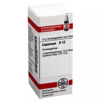 CAPSICUM D 12 globuler, 10 g CAPSICUM D 12 globuler, 10 g