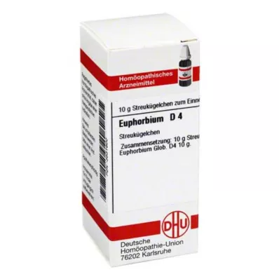 EUPHORBIUM D 4 kuler, 10 g EUPHORBIUM D 4 kuler, 10 g