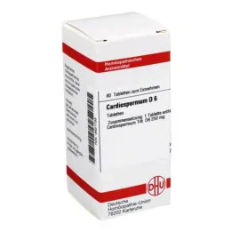 CARDIOSPERMUM D 6 tabletter, 80 stk