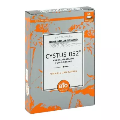 CYSTUS 052 Økologiske halspastiller honningappelsin, 66 stk CYSTUS 052 Økologiske halspastiller honningappelsin, 66 stk