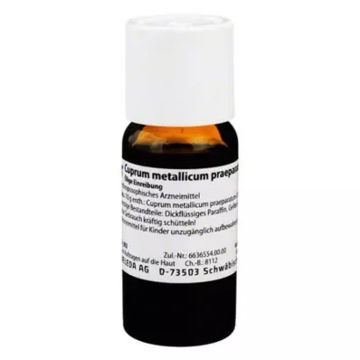 CUPRUM METALLICUM praep.0,4 % oljeholdig liniment, 40 g CUPRUM METALLICUM praep.0,4 % oljeholdig liniment, 40 g