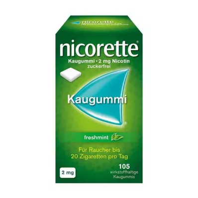 NICORETTE 2 mg freshmint tyggegummi, 105 stk