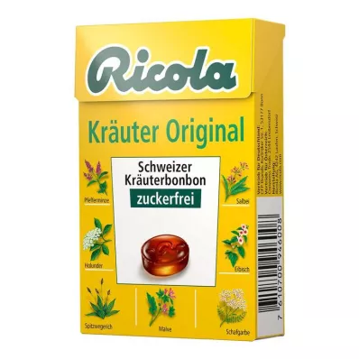 RICOLA o.Z.Box urtekarameller, 50 g