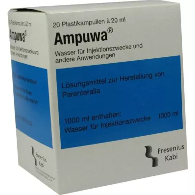 AMPUWA Ampuller av plast til injeksjon/infusjon, 20X20 ml AMPUWA Ampuller av plast til injeksjon/infusjon, 20X20 ml