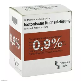 KOCHSALZLÖSUNG 0,9 % plast amp.Fresenius, 20X20 ml