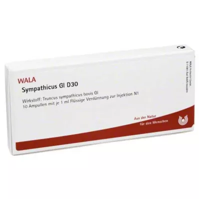 SYMPATHICUS GL D 30 ampuller, 10X1 ml SYMPATHICUS GL D 30 ampuller, 10X1 ml