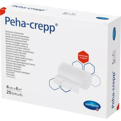 PEHA CREPP Fikseringsbandasje 4 cmx4 m, 1 stk