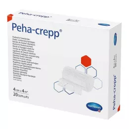 PEHA CREPP Fikseringsbandasje 4 cmx4 m, 20 stk