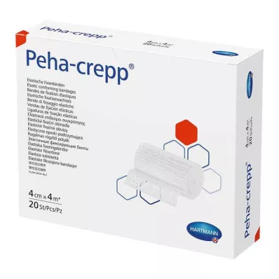 PEHA CREPP Fikseringsbandasje 4 cmx4 m, 20 stk PEHA CREPP Fikseringsbandasje 4 cmx4 m, 20 stk