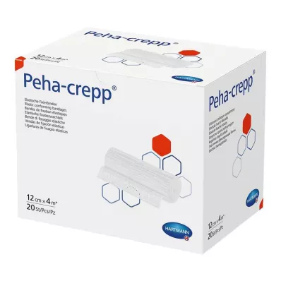 PEHA CREPP Fikseringsbandasje 12 cmx4 m, 20 stk PEHA CREPP Fikseringsbandasje 12 cmx4 m, 20 stk