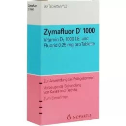 ZYMAFLUOR D 1000 tabletter, 90 stk