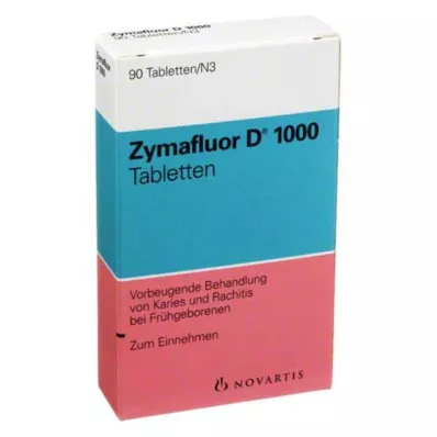 ZYMAFLUOR D 1000 tabletter, 90 stk ZYMAFLUOR D 1000 tabletter, 90 stk