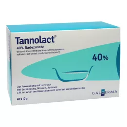 TANNOLACT Badetilsetningsstoff, 40X10 g
