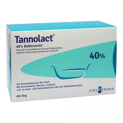TANNOLACT Badetilsetningsstoff, 40X10 g
