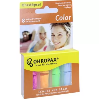 OHROPAX farge skumpropp, 8 stk
