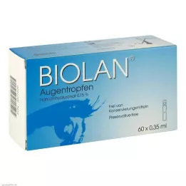 BIOLAN Pipetter for enkeltdose øyedråper, 60X0,35 ml